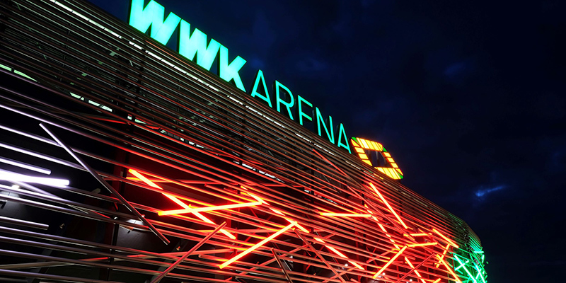 Beleuchtung der WWK-Arena
